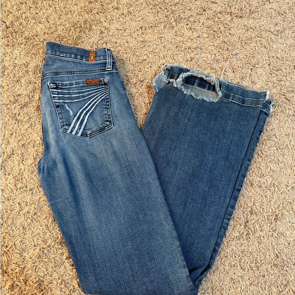 7 For All Mankind Blue Dojo Jeans